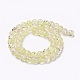 Two Tone Crackle Glass Beads Strands GLAA-F098-03C-11-2