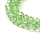 Chapelets de perles en verre électroplaqué EGLA-R016-4m-24-3