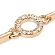 Shegrace magnifique bracelet à maillons en laiton plaqué or rose JB66A-5