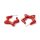 Boucles d'oreilles étoile en acrylique EJEW-P251-27-3