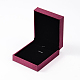 Rectangle Satin Plastic Pendant Necklace Jewelry Boxes SBOX-N002-01A-2