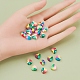 98~105pcs 7 couleurs perles d'argile polymère faites à la main CLAY-YW0001-49-6