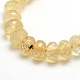 Chapelets de perles de pierre de pastèque en verre G-E302-019A-8mm-2