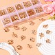 100Pcs 10 Style Rack Plating Eco-Friendly Iron Charms IFIN-YW0001-29-7