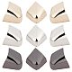 GORGECRAFT 6PCS 3 Colors Metal Shoes Pointed Protector Solid Color High Heels Toe Cap Elegant High Heels Tip Cover Durable Shoes Tips Cap for Shoes Protection Repair FIND-GF0003-87-1
