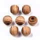 Perle di legno naturale verniciate WOOD-T021-54A-09-1