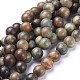 Chapelets de perles en bois de santal naturelles WOOD-F008-02-A-1