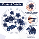 AHANDMAKER 20 Pcs 3D Flower Lace Embroidery Appliques PATC-HY0001-05-4