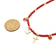 Wing & Cross & Heart & Star Pendant Necklaces for Girl Women NJEW-JN03688-13