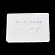 Rectangle Paper Hair Clip Display Cards AJEW-A052-09-1