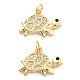Подвески из латуни с прозрачным фианитом KK-U009-12H-G-1