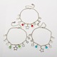 Tibetan Style Alloy Star Charm Anklets AJEW-AN00012-1