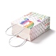 Rechteckige faltbare kreative Geschenktüte aus Kraftpapier CARB-B001-01A-3