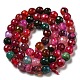 Chapelets de perles d'agate naturelle G-C082-A01-15-3