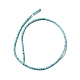 Turquoise synthétique perles heishi brins G-I326-10B-3