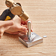 ベネクレア鉄金属切手  金属の刻印用  プラスチック  木材  革  ラウンド  ワニの模様  65.5x10mm  模様：6ミリ AJEW-BC0001-60-027-7