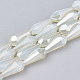 Electroplate Glass Beads Strands EGLA-T008-12M-1