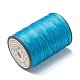 ラウンドワックスポリエステル糸ストリング  マイクロマクラメコード  ツイストコード  革縫い用  ドジャーブルー  0.55mm  約131.23ヤード（120m）/ロール YC-D004-02C-063-2
