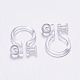 Plastic Clip-on Earring Findings KY-P007-H01-4