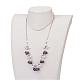 Natural Amethyst Beads Necklaces NJEW-JN01887-05-3
