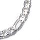 304 Stainless Steel Figaro Chain Bracelets BJEW-P064-14S-2
