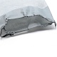Bolsas de almacenamiento con cordón artesanal no tejidas en blanco ABAG-TAC0002-02D-04-3