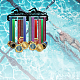Ph pandahall espositore per medaglie da nuoto ODIS-WH0021-627-7