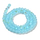 Imitation Jade Electroplate Glass Beads Strands GLAA-F029-J4mm-D03-2