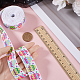 GORGECRAFT 10 Yards Easter Grosgrain Ribbon Polyester Printed Eggs Ribbon Happy Easter Printed Jacquard Craft Wired Webbing Easter Ribbon Rolls for Gift Wrapping Hair Bow Sewing Wreath Crafts Basket OCOR-WH0077-79B-3