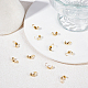 Beebeecraft 100 pièces pointes de perles en laiton KK-BBC0009-06-4