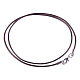 Waxed Cotton Cord Necklace Making NJEW-A279-1.5mm-02-1