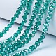 Electroplate Glass Beads Strands X-EGLA-A034-T4mm-B04-1