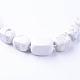Howlite Graduated Beads Necklaces NIEW-F118-A07-2