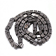 Electroplate Non-magnetic Synthetic Hematite Beads Strands G-T061-11B-2
