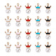 Craftdady 20pcs 5 colores colgantes de perlas de imitación de resina FIND-CD0001-35-2