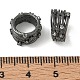 Messing Micro Pave klare Zirkonia Perlen&nbsp;CU-CBAC675-07B-2