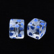 Perles acryliques transparents imprimés MACR-S374-08A-08-2