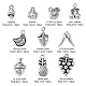 100 pièces 10 styles pendentifs en alliage de style tibétain TIBEP-CJ0001-67-2