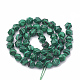 Chapelets de perles en malachite synthétique G-S332-10mm-002-3