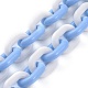 Collares de cadena de cable de acrílico personalizados NJEW-JN02884-01-3