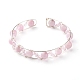 Natural & Synthetic Mixed Gemstone Beads Reiki Healing Cuff Bangles Set for Girl Women X1-BJEW-TA00023-8