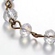 Personalized Four Tier Gemstone Beads Necklaces NJEW-JN01157-02-3