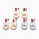 (vente d'usine de fêtes de bijoux) 304 boucles d'oreilles pendantes en acier inoxydable EJEW-L225-007-1
