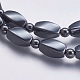 Non-magnetic Synthetic Hematite Beaded Necklaces NJEW-K096-03D-2