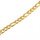 Fashionable 304 Stainless Steel Figaro Chain Necklaces for Men STAS-A028-N015G-2