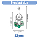 Unicraftale Natural Gemstone Pendant Decorations HJEW-UN0001-12-2