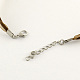 Multi-strand Necklace Cord for Jewelry Making NJEW-R218-04-4