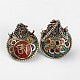 Pincez pendentifs de style tibétain TIBEP-F051-03B-2