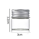 Clear Glass Bottles Bead Containers CON-WH0085-75A-01-1