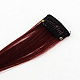 ファッション女性のヘアアクセサリー  鉄のスナップヘアクリップ  ナイロン毛のかつらを持つ  ブラウン  47cm PHAR-R126-03-4